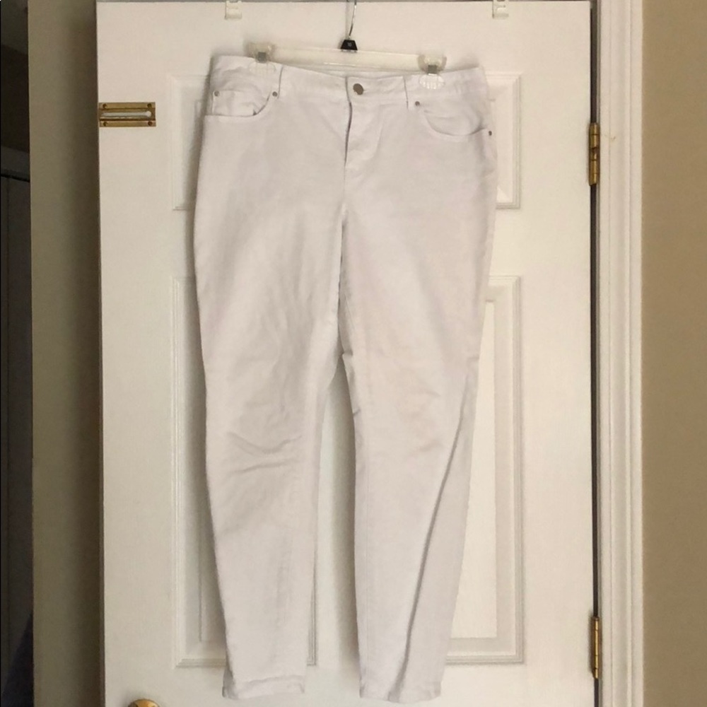 White jeans